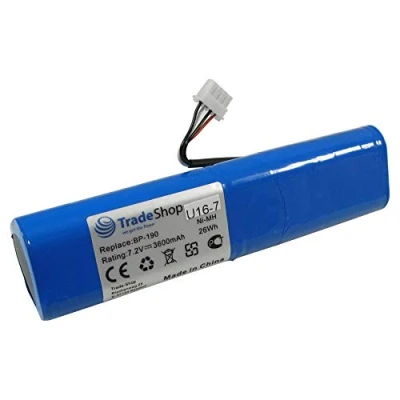 Immagine di Batteria Ni MH ad alte prestazioni, 7,2 V, 3600 mAh, sostituisce BP190, B11432 per Rohde &amp; Schwarz FSH3, FSH3TV, FSH6, FSH18, FSH 3, 3 TV, 6, 18, Fluke Power Quality Analyzer 433, 434, 435