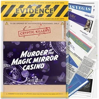 Immagine di Cryptic Killers Gioco misterioso Omicidio irrisolto Cold Case Files Investigation Detective Evidence &amp; Crime File individui, serate di appuntamenti e giochi festa al Magic Mirror