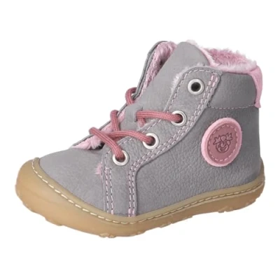 Immagine di RICOSTA Ragazza Stivali Georgie,Larghezza: Larga (Wms),Soletta Removibile,terracare,Stivali Invernali,Foderato,Grigio (Graphit/Rosa / 450),24 EU