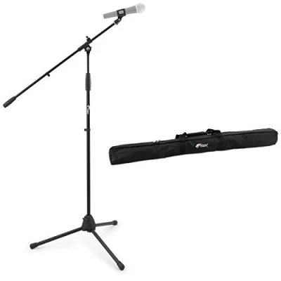 Immagine di TIGER MCA34 BK Asta a giraffa per microfono con base treppiede colore nero