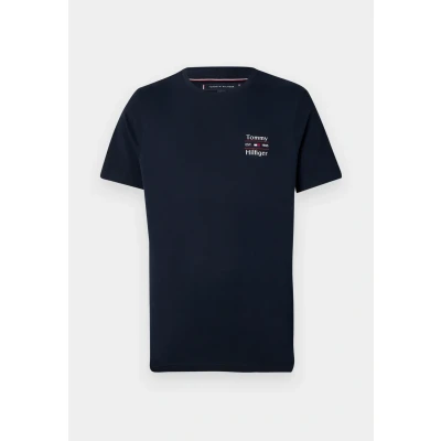 Immagine di Tommy Hilfiger Stack Tshirt con stampa, Uomo, Taglia: Small, Desert sky
