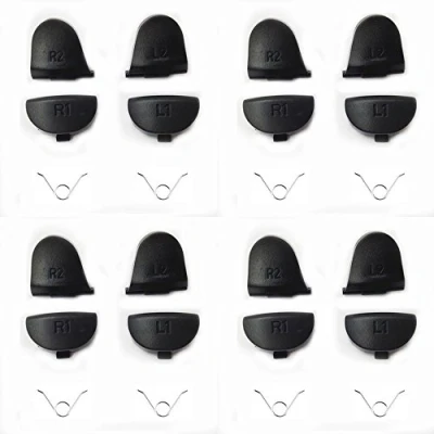 Immagine di 4 set L1 R1 L2 R2 Trigger Buttons &amp; molla per Sony Play Station PS4 DUALSHOCK Controller parti di ricambio