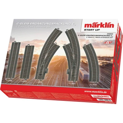Immagine di Kit di espansione H0 Märklin C (con massicciata) 24903 C3