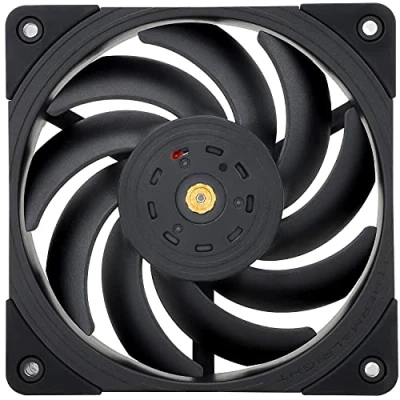 Immagine di Thermalright TL B12 ventola di raffreddamento CPU da 120 mm, del computer, controllo PWM, 2150 giri/min, pressione statica per cuscinetti S FDB (nero)