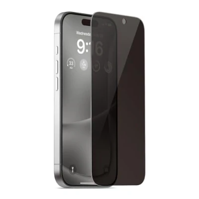 Immagine di elago Privacy Glass+ Proteggi Schermo Compatibile con iPhone 16 Pro Max Protezione della Privacy, Vetro Temperato, Antifrattura, dai Graffi