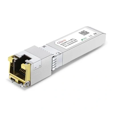 Immagine di GIQITCK Newest 10GBASE T SFP+ RJ45 Transceiver, 10G rame a Modulo con Chip RTL8261N per Cisco SFP S, Ubiquiti UF 10G, Netgear, D Link, Supermicro, TP Linksys, fino 30m