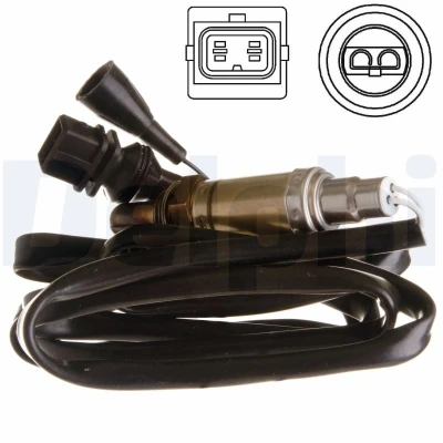 Immagine di DELPHI ES10957 12B1 Sonda lambda a dito, riscaldato VOLVO: XC70 I Cross Country, XC90 I, 940 Station Wagon