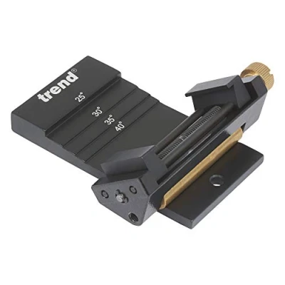 Immagine di TREND Diamond Honing Guide Set, assicurarsi che l&#039;angolo corretto sia mantenuto su scalpelli con bordo smussato e ferri da pialla quando utilizzato pietra diamantata per affilare, DWS/HG/SET