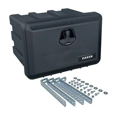 Immagine di Cassetta portaoggetti per camion, 500 x 350 400 mm + supporto verticale, scatola di immagazzinaggio, Daken J041 VH401