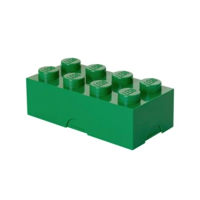 Immagine di Contenitore Portavivande Lego a 8 Bottoncini, Piccolo o Portamatite, Verde