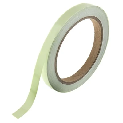 Immagine di 10m fluorescente Nastro adesivo 15mm Verde luminescente neon Pellicola di marcatura al fosforo