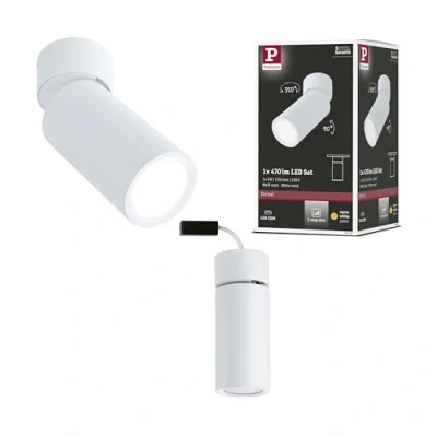 Immagine di Paulmann Turnal Coin 3SD ABL weiß 93087 Lampada a LED (monocolore) 6 W Bianco opaco