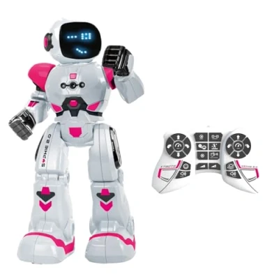 Immagine di Xtrem Bots Sophie Robot Giocattolo Rosa, Telecomandato, Programmabile, Bambini 5 Anni O Più, Interattivo, Stem