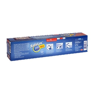 Immagine di Toppits SafeLoc Sacchetti per congelatore a doppia chiusura, 12 x 3 l