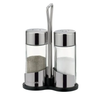 Immagine di Tescoma 650320 Club Set Sale e Pepe con Stand, Vetro, Trasparente, 1 Pezzo