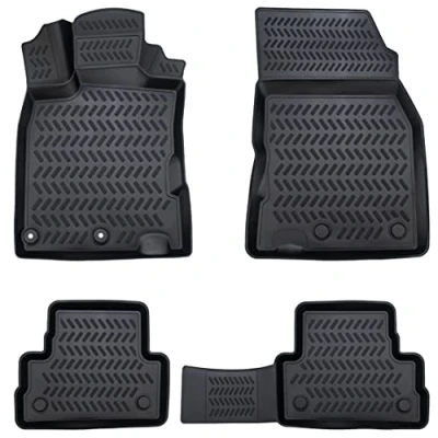 Immagine di Elmasline Set di tappetini in gomma, dal design 3D, bordo extra alto 5 cm