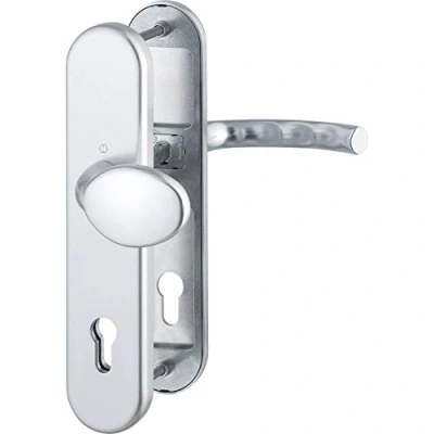 Immagine di Hoppe 3894193 sicurezza della maniglia Tokyo OE di Norma distanza 88 mm, per porte dello spessore 67 72 mm senza nucleo ANTISCASSO, classe 3, in alluminio anodizzato argento, 1 pezzi