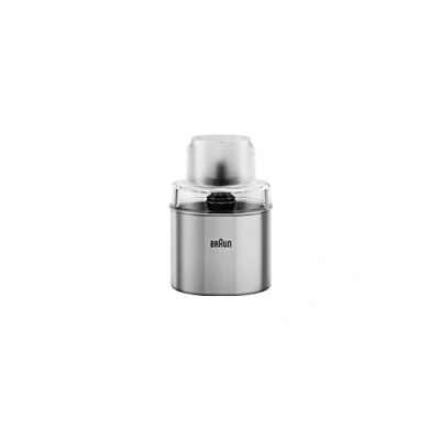 Immagine di Braun Accessorio Macina Caffè Spezie MQS270SI Adatto per Minipimer MultiQuick serie MQ7X, MQ7WH, MQ9 con Sistema Easy Click Plus, Tecnologia Tedesca, Ciotola e lame in Acciaio inox