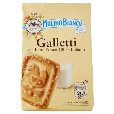 Immagine di Mulino Bianco Biscotti Frollini Galletti con Latte Fresco 100% Italiano, 350g