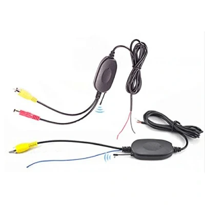 Immagine di 2.4 GHz Wireless Video Car Rear View Camera RCA Trasmettitore Ricevitore Kit per auto Telecamera retrovisore Monitor Cam DVD GPS Radio Player Module Adapte Trigger