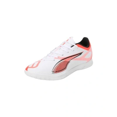 Immagine di Puma Ultra 5 PLAY IT Scarpe da calcetto, Uomo, Taglia: 42.5, White/black/glowing red Tessuto / sintetico