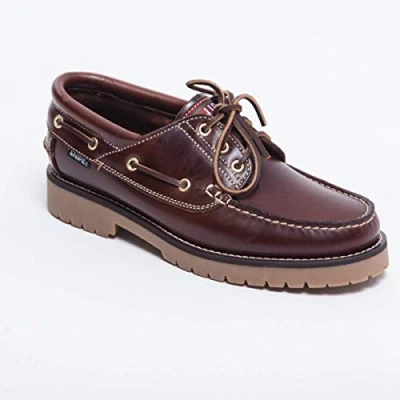 Immagine di Scarpe Snipe Nautiche Blu Navy Marrone Size: 42 EU