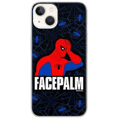 Immagine di ERT GROUP custodia per cellulare Iphone 13 originale e con licenza ufficiale Marvel, modello Spider Man 029 adattato in modo ottimale alla forma dello smartphone, TPU