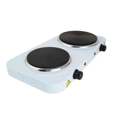 Immagine di FLM SYSTEM Fornello Elettrico Da Campeggio, 2 Piastre, 2500W, Doppia Piastra: 1000W + 1500W, Riscaldamento Rapido, Regolazione di Temperatura, Design Compatto e Portatile