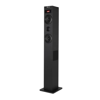 Immagine di NGS SKY CHARM 2.1 Altoparlante a Torre Bluetooth da 80W con Ingresso Ottico, USB, Radio FM e AUX IN, Nero