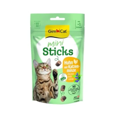 Immagine di GimCat Mini bastoncini di pollo con erba gatta 1 sacchetto (1 x 50 g)