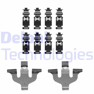 Immagine di DELPHI LX0724 Kit accessori, Pastiglia freno PORSCHE: Cayenne Coupe, AUDI: Q7