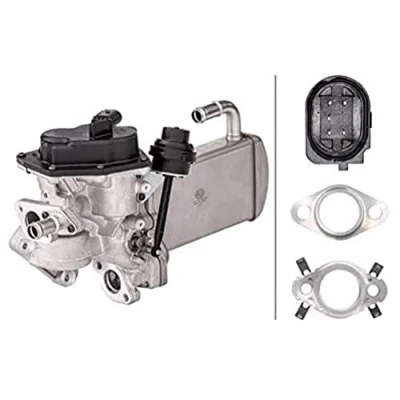 Immagine di HELLA 6NU 358 167 031 Modulo EGR con guarnizioni, radiatore valvola AGR(ricircolo gas scarico) AUDI: A6 C7 Avant, A4 B8 Sedan, Q5