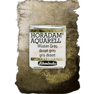 Immagine di Schmincke HORADAM® AQUARELL, Super granulazione, 14 925 044 deserti grigio, 1/2 ciotola, molto forte colori ad acquerello più pregiati