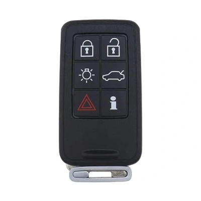 Immagine di YINETTECH Guscio Chiave Pieghevole A Distanza Per Auto 6 Pulsanti S60 S80 V40 V60 V70 XC60 XC70 Custodia Protettiva Di Vibrazione Automobilistica Ricambio