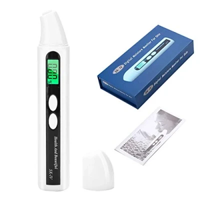 Immagine di Tester Digitale per la Pelle del Viso, Test di Umidità e Grasso 0 99,9% Analizzatore L&#039;umidità della con LCD