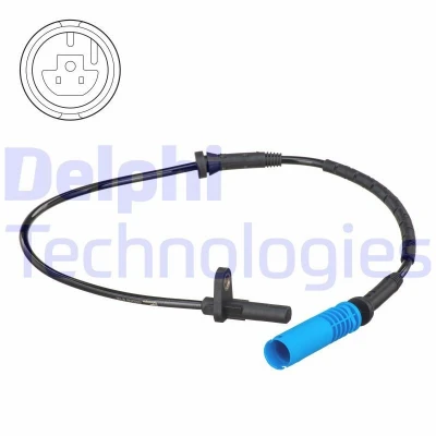Immagine di DELPHI SS20545 Sensore ABS attivo 615 BMW: X5