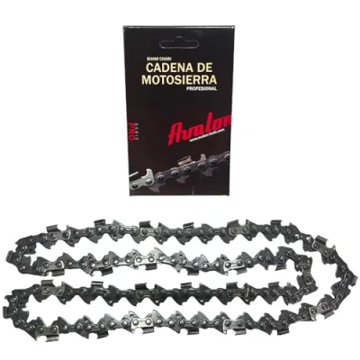 Immagine di catena per motosega Avalon Procut passo 3/8 Profilo normale calibro 058&quot; 1,5 mm Dente rotondo, 68 maglie una lunghezza di taglio 45 cm.