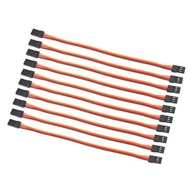 Immagine di OliRC 10pcs Maschio a servo Estensione condurre Filo 22awg 60cores Cavo 15cm per Aereo RC(C61 10)
