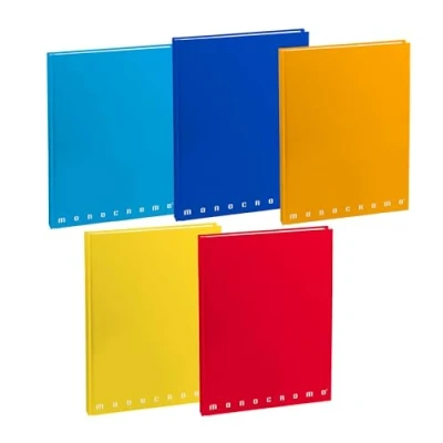 Immagine di Pigna Monocromo Cartonato 00716781R, Quaderno formato A4, Rigatura 1R, righe per medie e superiori, Carta 80g/mq, Pacco da 5 Pezzi