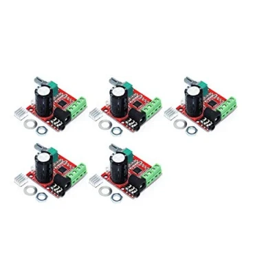 Immagine di TECNOULAB 5 PZ PAM8610 12 V Mini Hi Fi Amplificatore audio stereo 2X10 W Doppio canale Classe D