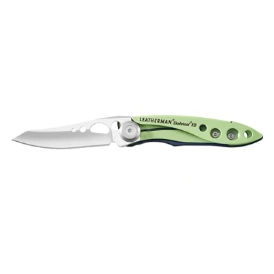 Immagine di LEATHERMAN Skeletool KB Coltello tascabile multiuso leggero e robusto con apribottiglie, acciaio inossidabile, Verdant