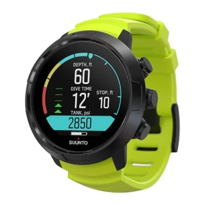 Immagine di SUUNTO Dive D5 Orologio Subacqueo Digitale, Display Colori, Impermeabile 100 m, Computer Subacquei con Funzioni di Sveglia, Cronometro, Meteo, Bussola, Durata della Batteria 12 Ore in Modalità Scuba
