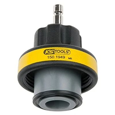 Immagine di KS Tools, Utensili autofficina, Adattatore per sistema di raffreddamento M52 x 3.0, giallo