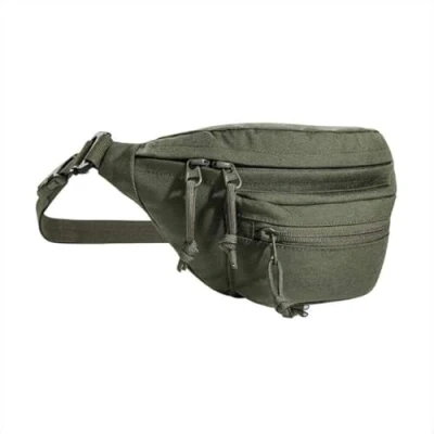 Immagine di Tasmanian Tiger TT Modular Hip Bag Marsupio tattico compatibile MOLLE come borsa EDC (Every Day Carry) a 3 scomparti, verde oliva