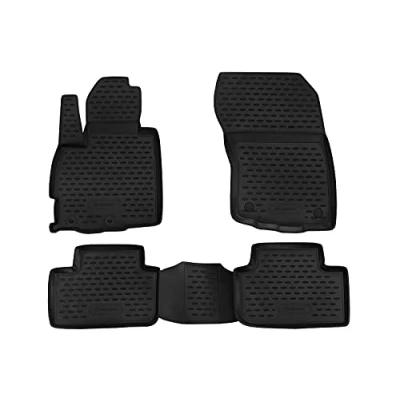 Immagine di Element tappetini in Gomma 3D Premium su Misura Adatti per Mitsubishi ASX, Mk1 (I) 2010 &gt;, 4 Pezzi.