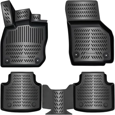 Immagine di Elmasline tappetini in gomma 3D per VW Passat B9 2023 2024 accessori bordo alto
