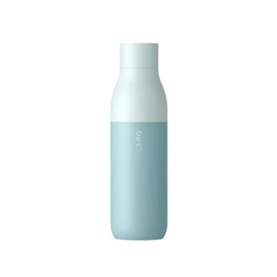 Immagine di LARQ Bottiglia PureVis 740ml di vetro per acqua autopulente e isolata in acciaio inox con depuratore UV design premiato 2 Anni Garanzia, Seaside Mint