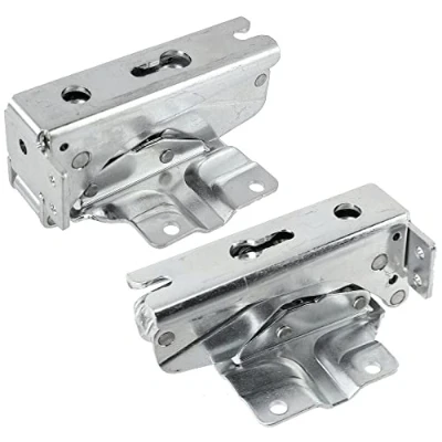 Immagine di AllSpares Set di cerniere per porta frigorifero Bosch Siemens Neff Quelle Constructa Balay Küppersbusch 00481147/481147 e AEG Electrolux 407131425/8 (100 x 40 65)