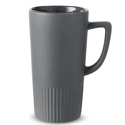 Immagine di tazza grande, grande da caffè, 600 ml, in porcellana, classica caffè con manico, regalo per papà e uomini, cappuccino, XXL ufficio casa