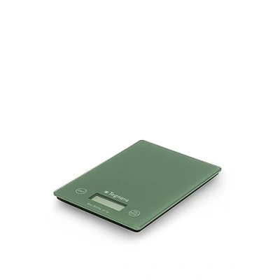 Immagine di Tognana Iridea, Bilancia da Cucina con display LDC e tasti touch screen, verde salvia